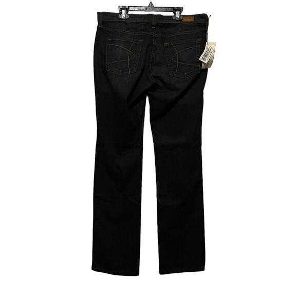 NWT David Kahn Nikki Low Rise Straight Leg Dark Wash Jeans - Picture 6 of 11